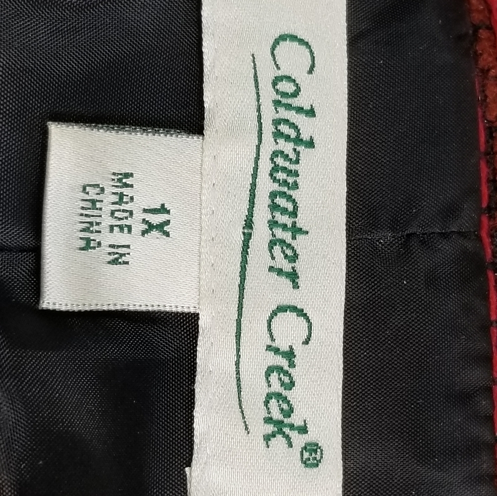 Coldwater Creek Button Front Geo Print Jacket - image 3